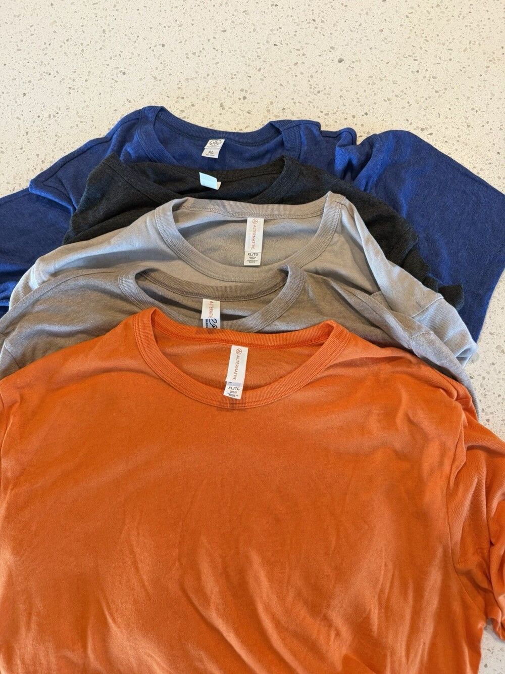 Alternative Apparel Keeper T Shirt 5 Pack  Mens Soft Crewneck XL Tee Bundle